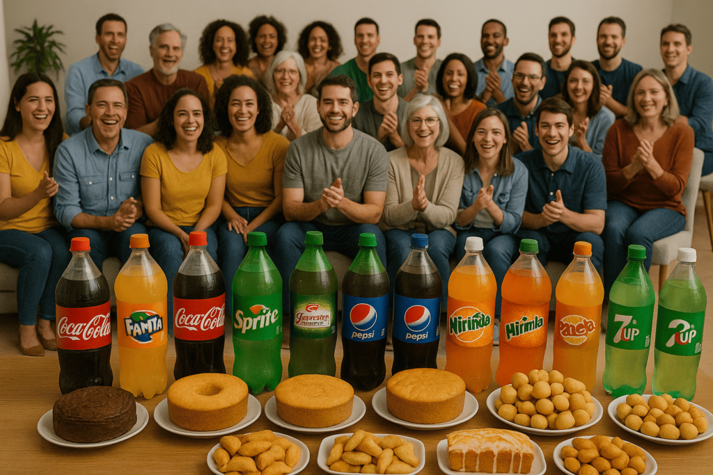 Quantos litros de refrigerante para 17 pessoas