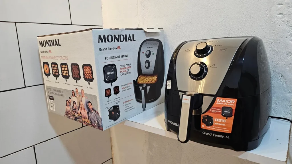Fritadeira Sem Óleo Air Fryer 6L Mondial, 1900W - AFN-60-BI
